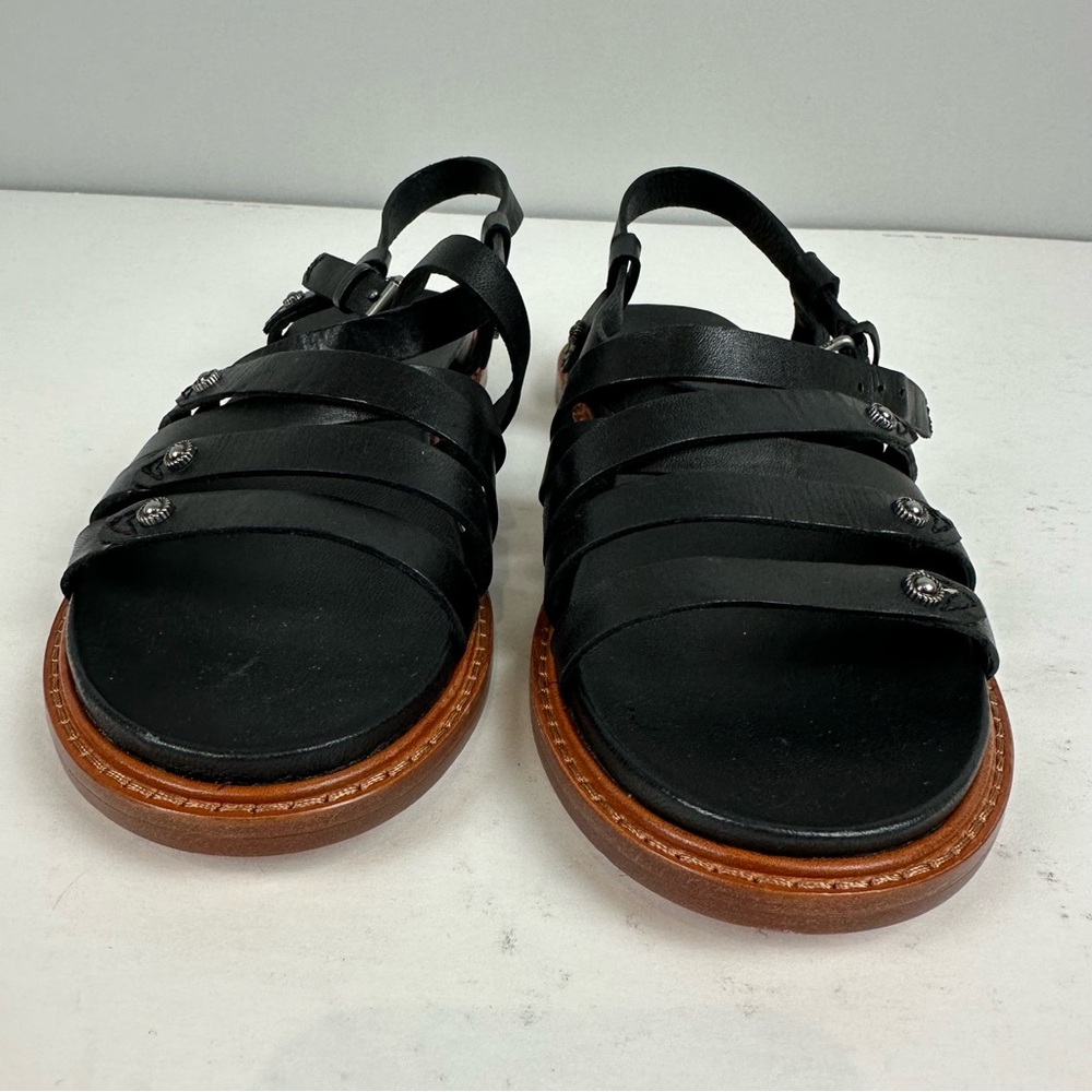 Frye Black and Brown Women's Sandals - Picture 7 of 10